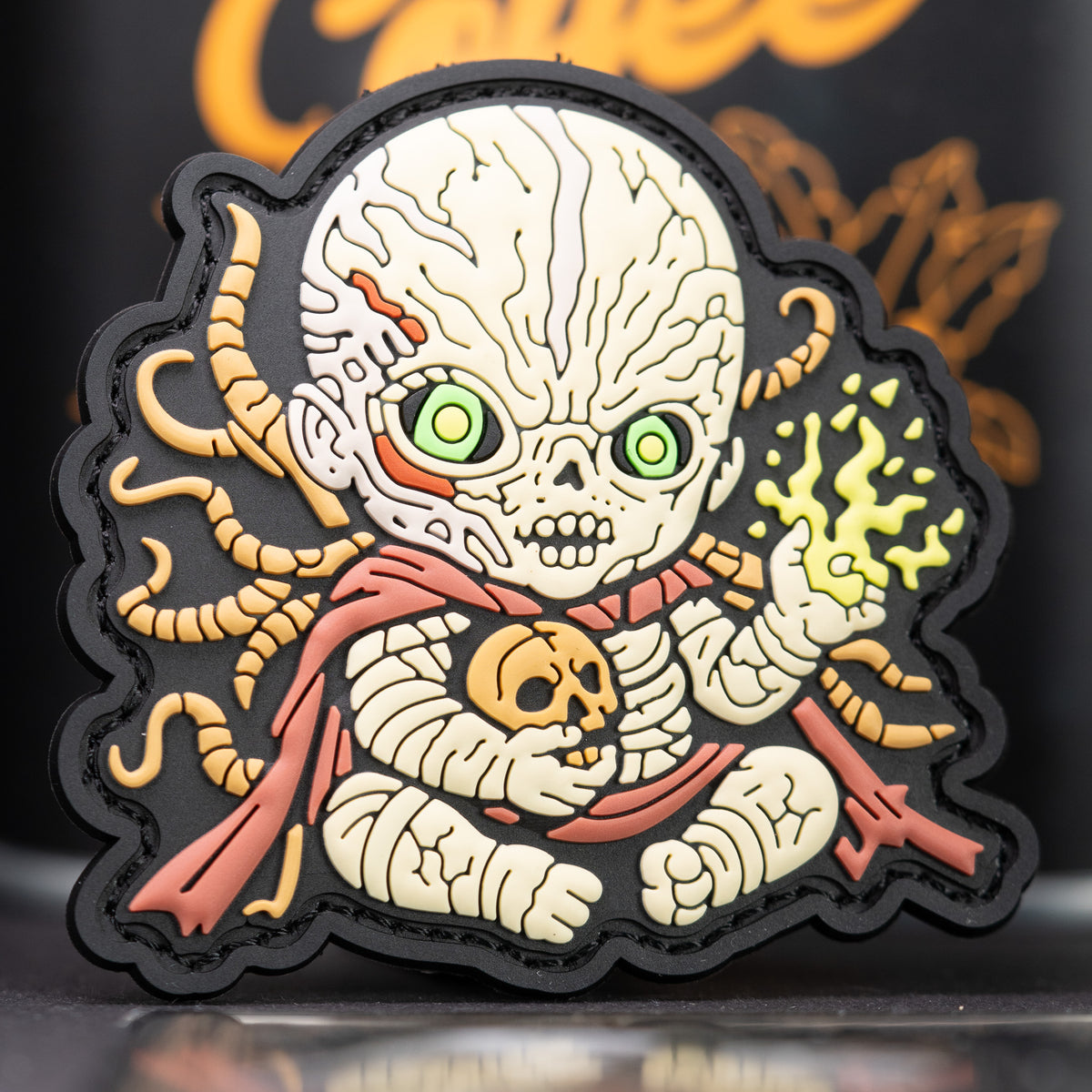 Baby Vecna PVC morale patch by PaganEDC