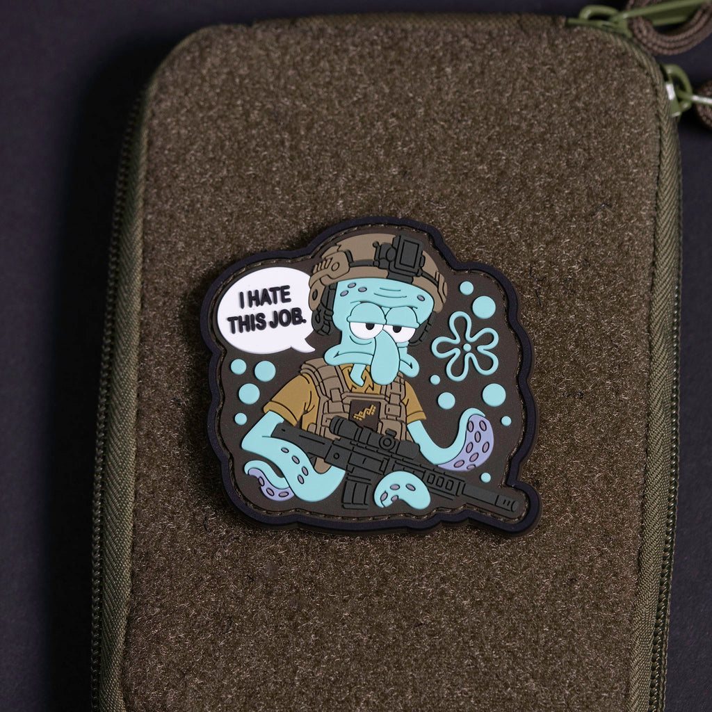 PVC Patch "Squid - I Hate This Job"