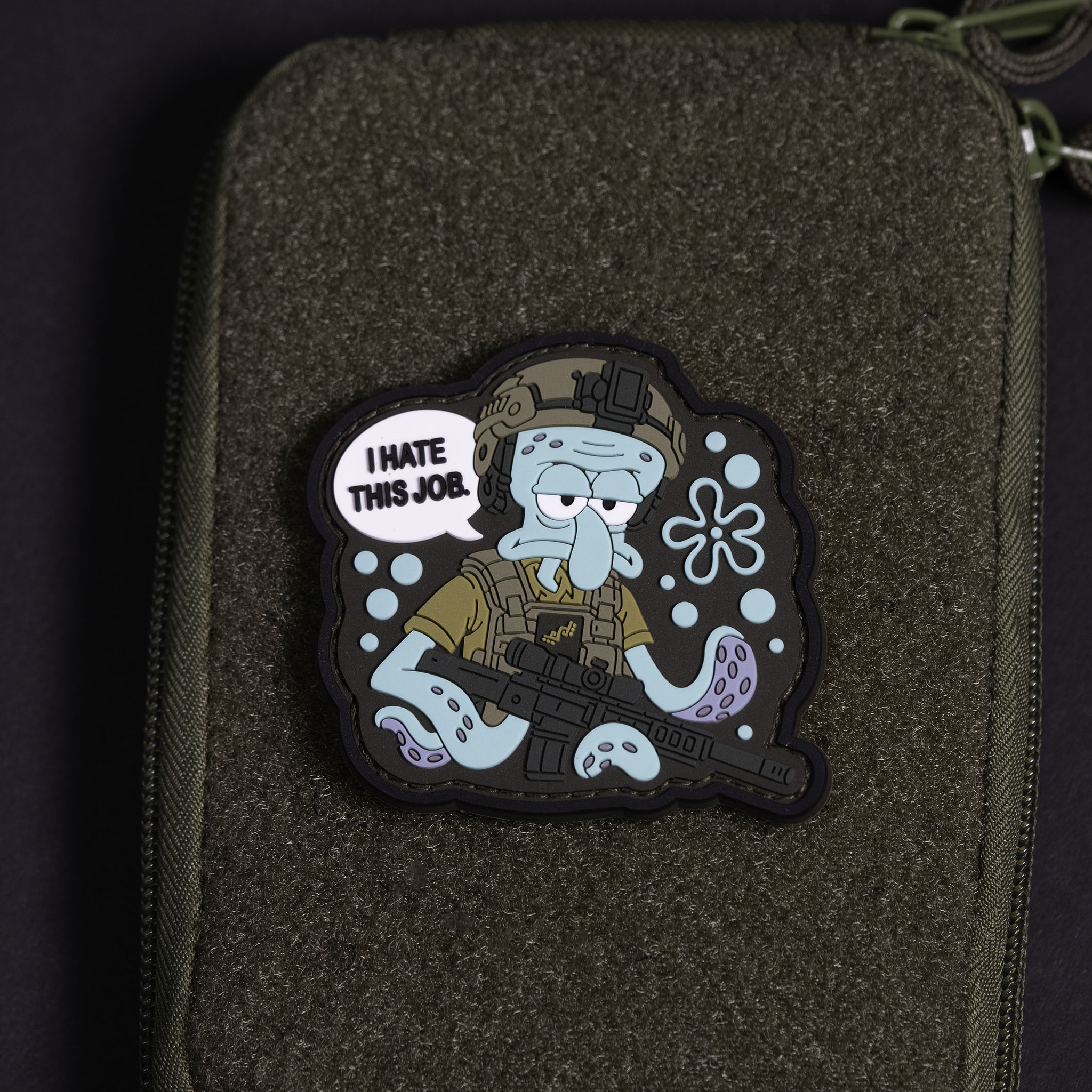 PVC Patch "Squid - I Hate This Job"