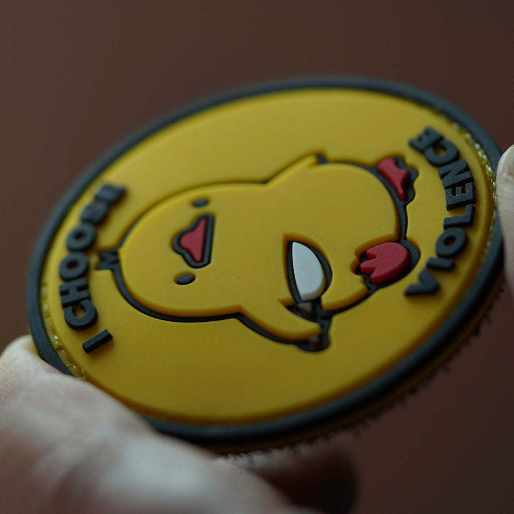 PVC Patch “I Choose Violence”