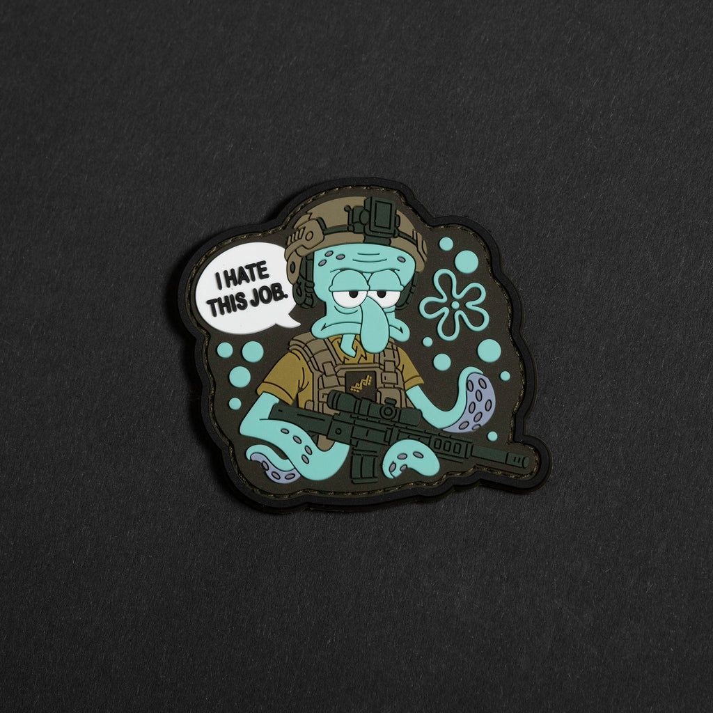 PVC Patch "Squid - I Hate This Job" 