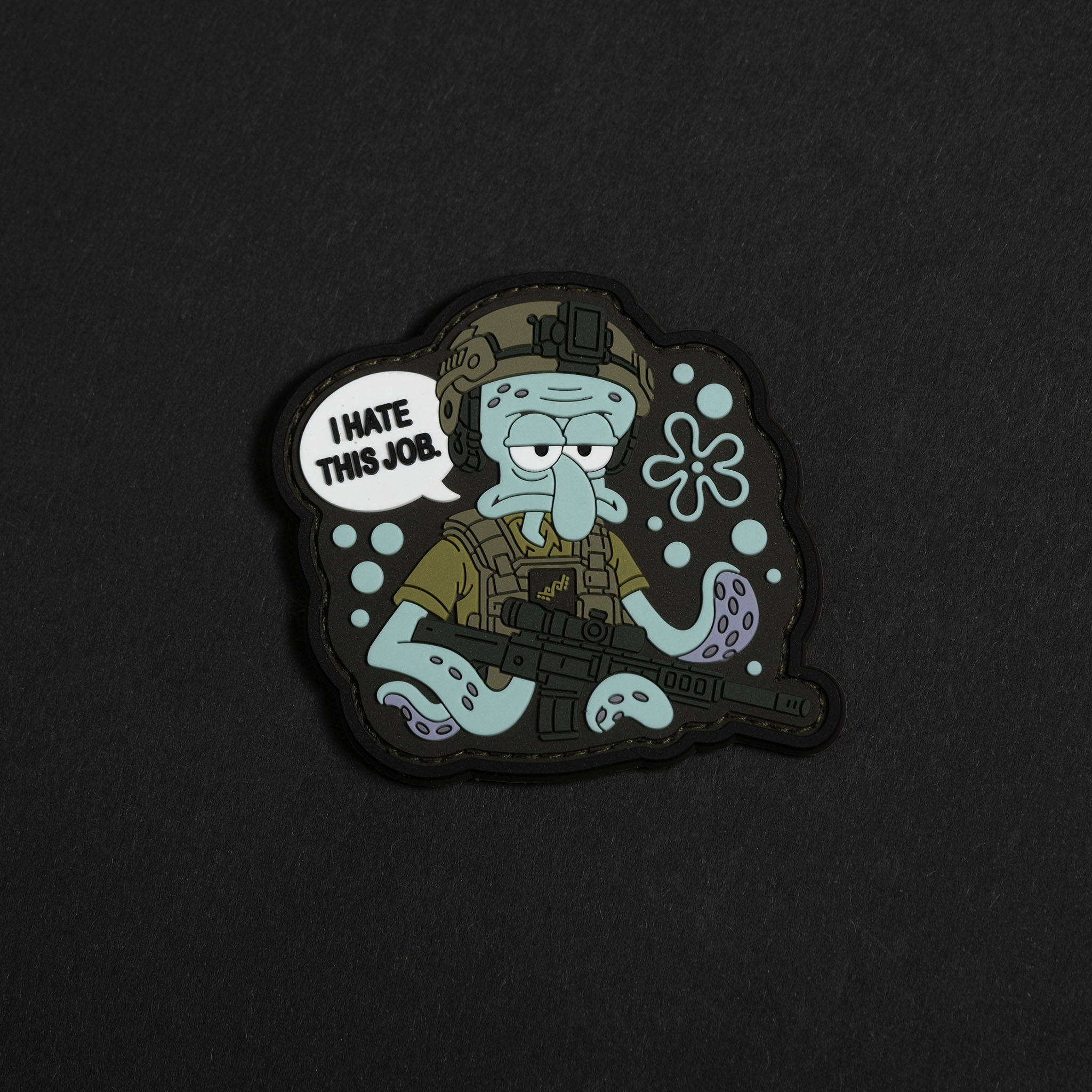 PVC Patch "Squid - I Hate This Job" 