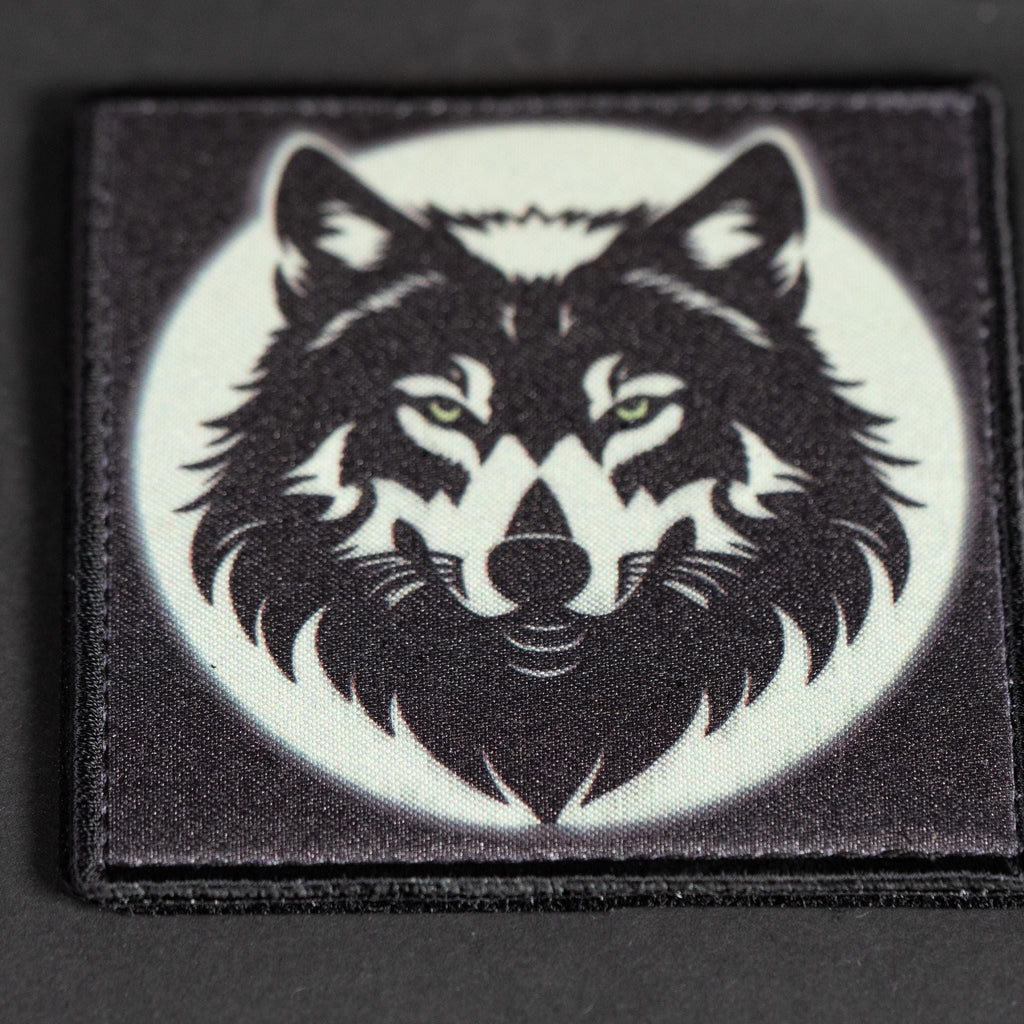 Wolf Head sublimated morale patch
