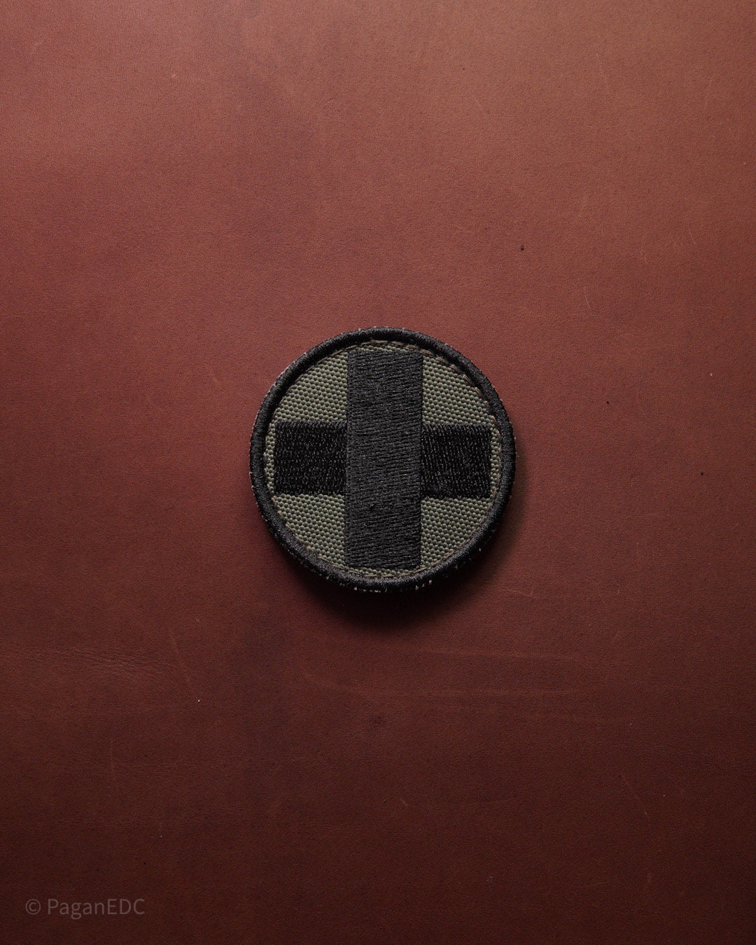 Medic Cross Embroidered Patch | First Aid Tactical Morale Patch | Hook Backing