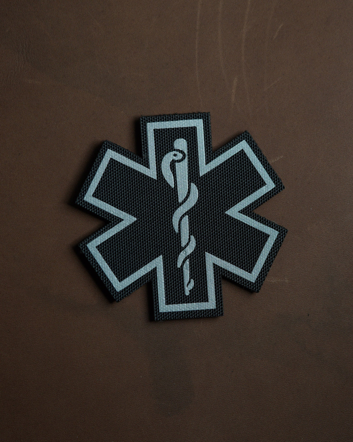 Medic Reflective Patch | Star of Life Patch | Paramedic EMT | Tactical Gear Accessory | Hook & Loop