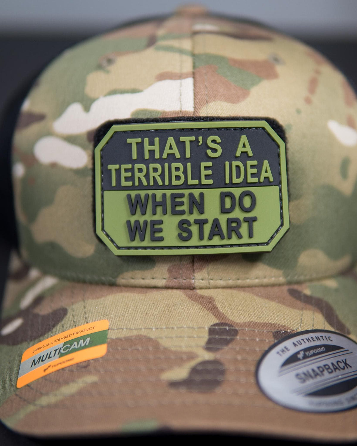 PVC Morale Patch “That’s a Terrible Idea”