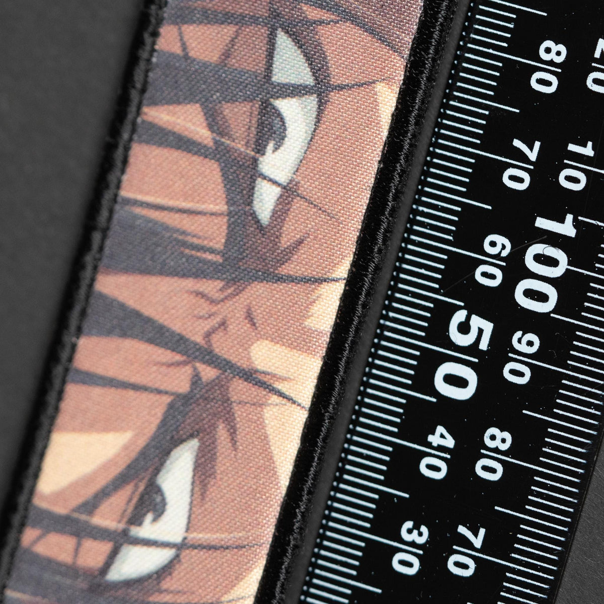 Morale Patch, Anime Eyes Design, Sublimated, Hook Backing