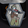 PVC Morale Patch, Anime Tactical Girl Rifle Design, Hook Backing